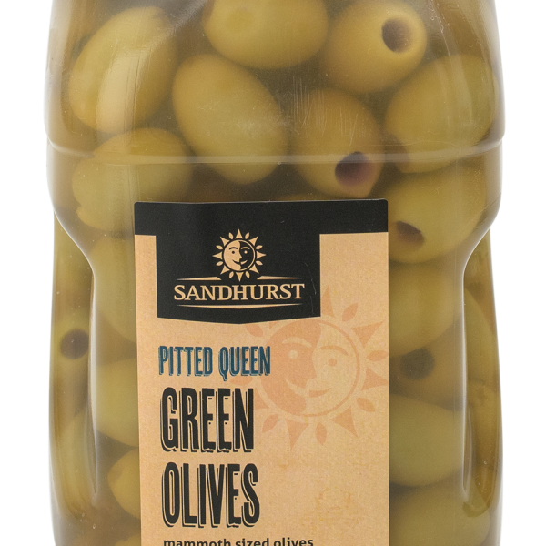 Pitted Queen Green Olives Sandhurst