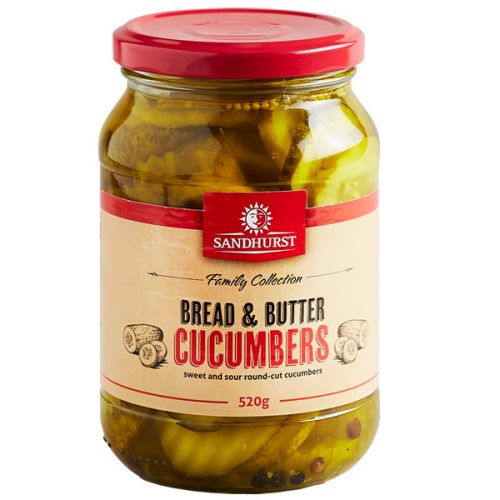 Bread and Butter Cucumbers 520g