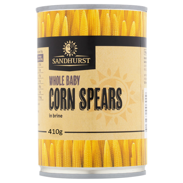 Whole Baby Corn Spears in Brine
