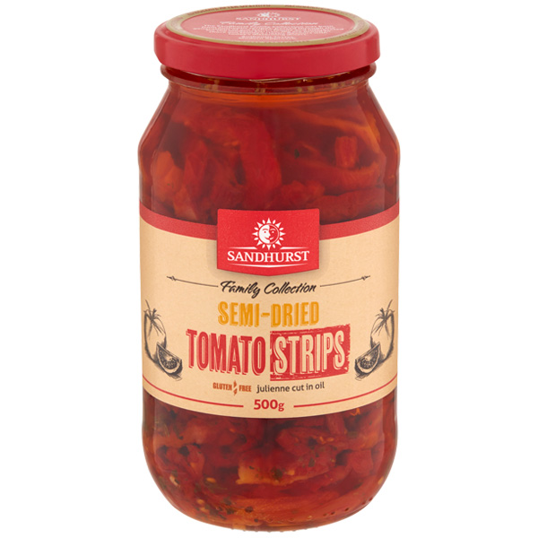 Semi Dried Tomato Strips 500g