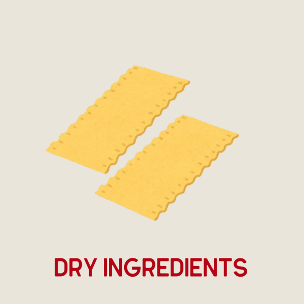 Dry ingredients